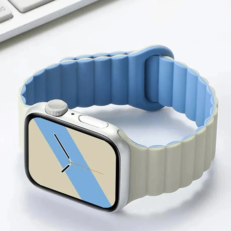 Magnetic Straps For Apple Watch Band 45mm 49mm 40mm 42-46mm 41mm Silicone Sport Bracelet iWatch Serie ultra 10 9 6 5 7 8 se 44mm
Magnetic Straps For Apple Watch Band 45mm 49mm 40mm 42-46mm 41mm Silicone Sport Bracelet iWatch Serie ultra 10 9 6 5 7 8 se 44mm
