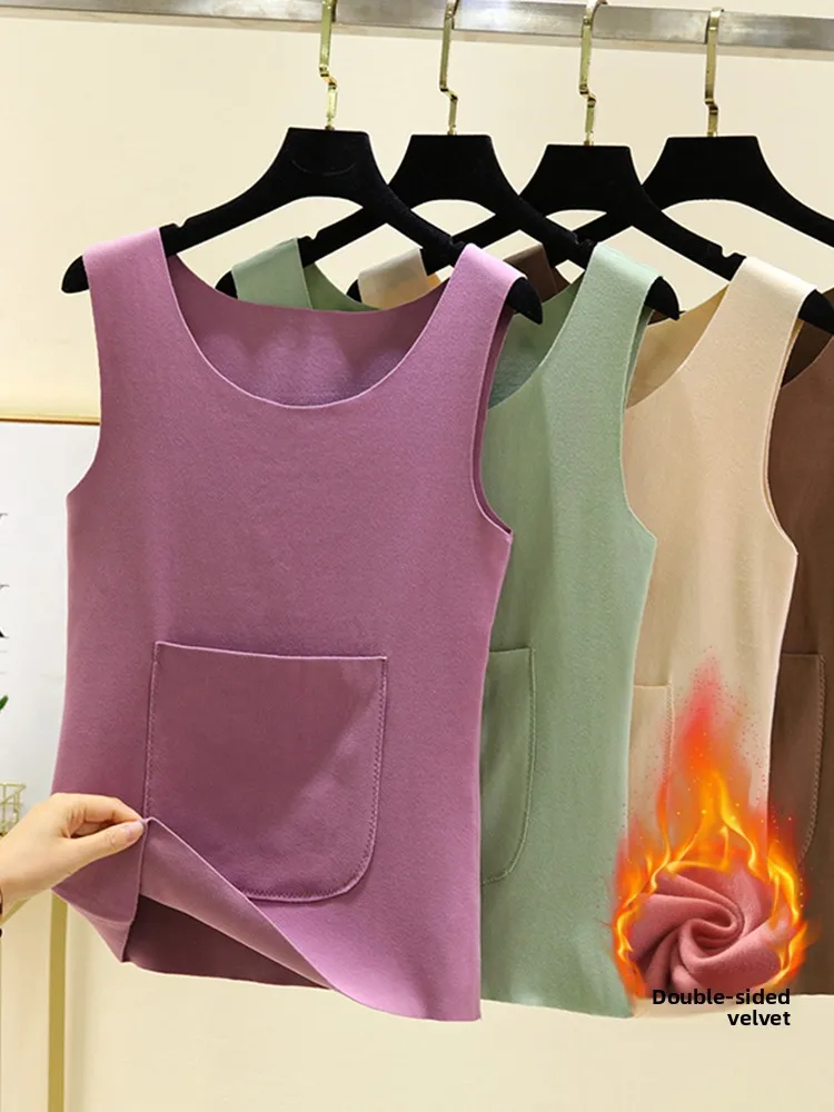 Double-Sided Fleece Vest Women's Thick Warm Shoulder Pad Winter Inner Wear Large Size Home Clothes Warm Waist Protection
Double-Sided Fleece Vest Women's Thick Warm Shoulder Pad Winter Inner Wear Large Size Home Clothes Warm Waist Protection