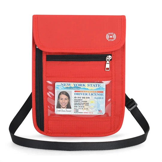 Factory Travel Neck Pouch RFID Passport Adjustable Neck Strap Waterproof Neck Wallet
Factory Travel Neck Pouch RFID Passport Adjustable Neck Strap Waterproof Neck Wallet