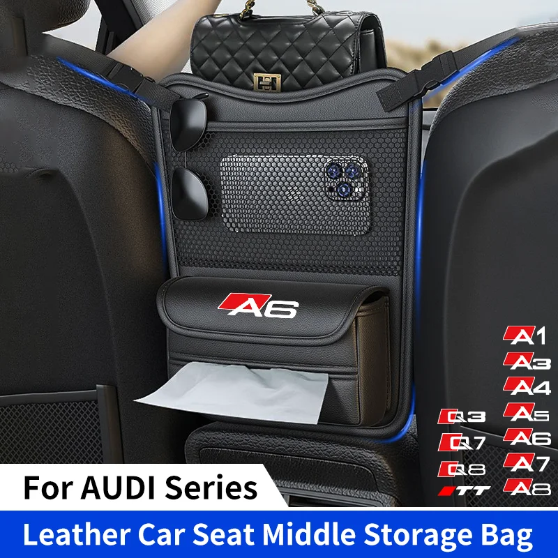 Средняя вешалка для автомобильного сиденья, сумка для хранения AUDI A1 A3 A4 A5 A6 A7 A8 Q3 Q7 Q8 TT, подвесной органайзер, держатель для сумки, карманы для чашки с водой
Средняя вешалка для автомобильного сиденья, сумка для хранения AUDI A1 A3 A4 A5 A6 A7 A8 Q3 Q7 Q8 TT, подвесной органайзер, держатель для сумки, карманы для чашки с водой