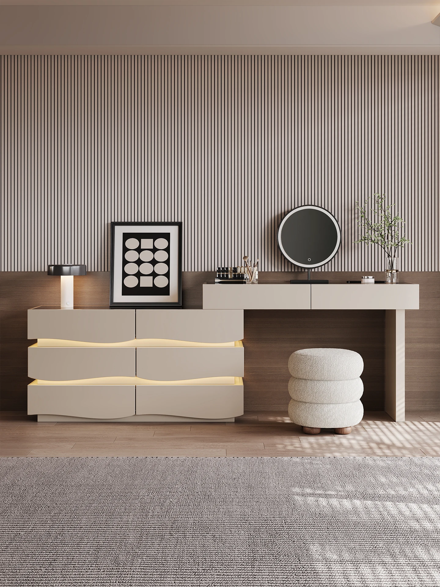 XL Italian Minimalist Dressing Table and Chest of Drawers Integrated Bedroom Modern Simple Bedside Makeup Table
XL Italian Minimalist Dressing Table and Chest of Drawers Integrated Bedroom Modern Simple Bedside Makeup Table
