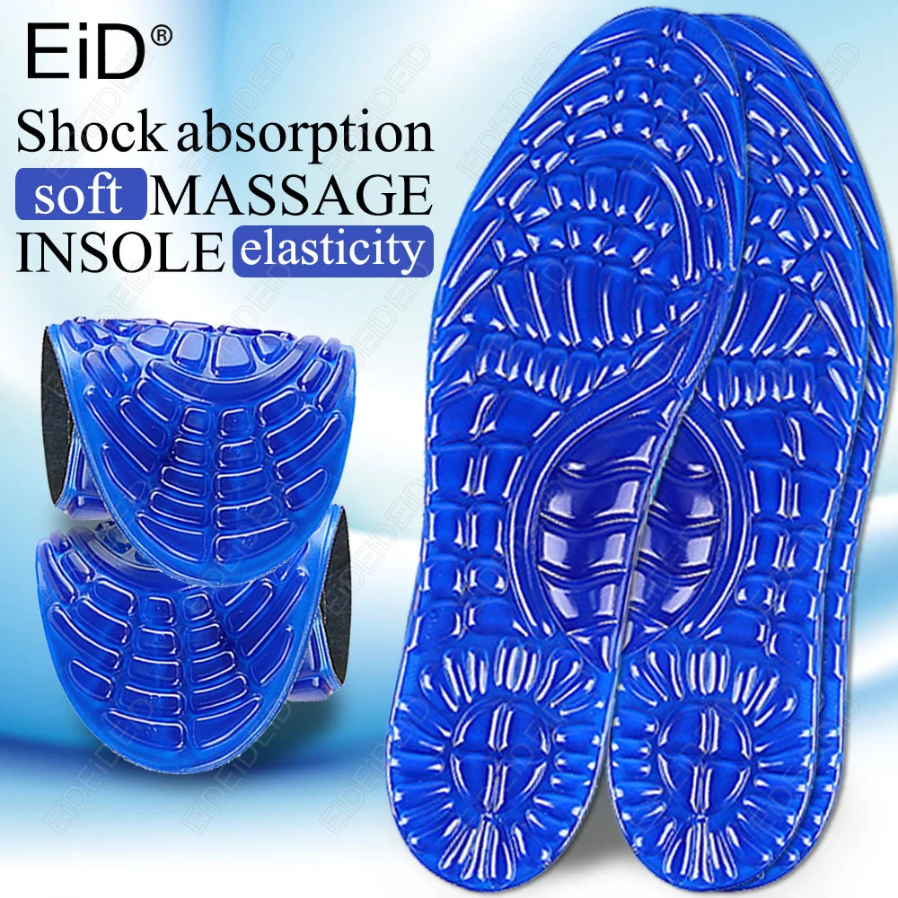 Silicone Gel Insoles For Shoes Soft Shock Absorption Sport Shoes Sole massage Anti-slip Template For Man Women Foot Care Insert
Silicone Gel Insoles For Shoes Soft Shock Absorption Sport Shoes Sole massage Anti-slip Template For Man Women Foot Care Insert
