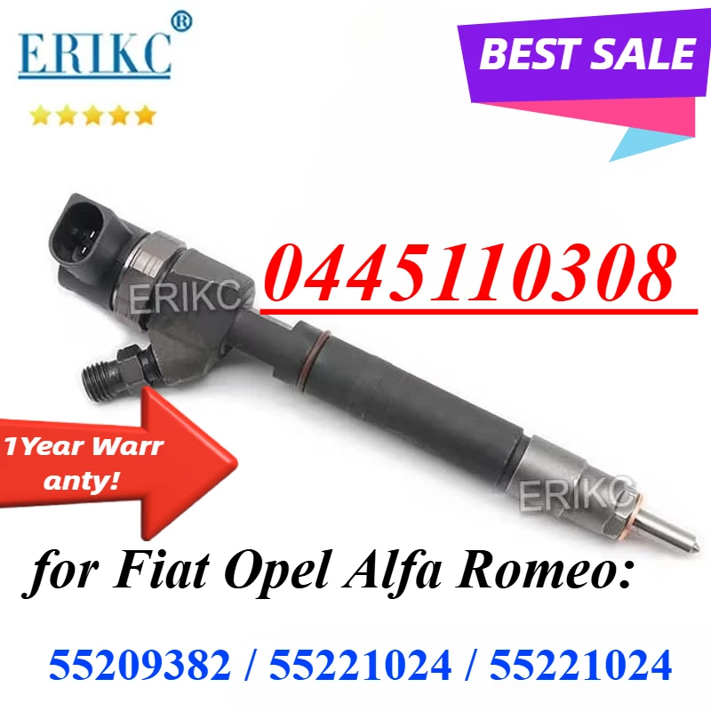 0445110308 Auto Injector 0 445 110 308 Sprayer 0986435197 for Alfa Romeo 55209382 55221024 55221024
0445110308 Auto Injector 0 445 110 308 Sprayer 0986435197 for Alfa Romeo 55209382 55221024 55221024