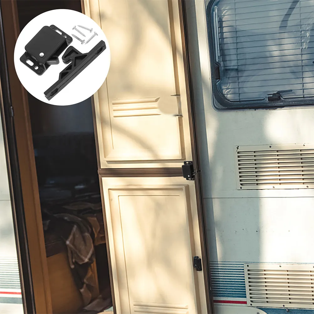 2Sets Rv Door Catch Lock Heavy Duty Cabinet Latches Camper Pull to Open Drawer Lock Rv Closet Storage Hardware Silent Secure
2Sets Rv Door Catch Lock Heavy Duty Cabinet Latches Camper Pull to Open Drawer Lock Rv Closet Storage Hardware Silent Secure