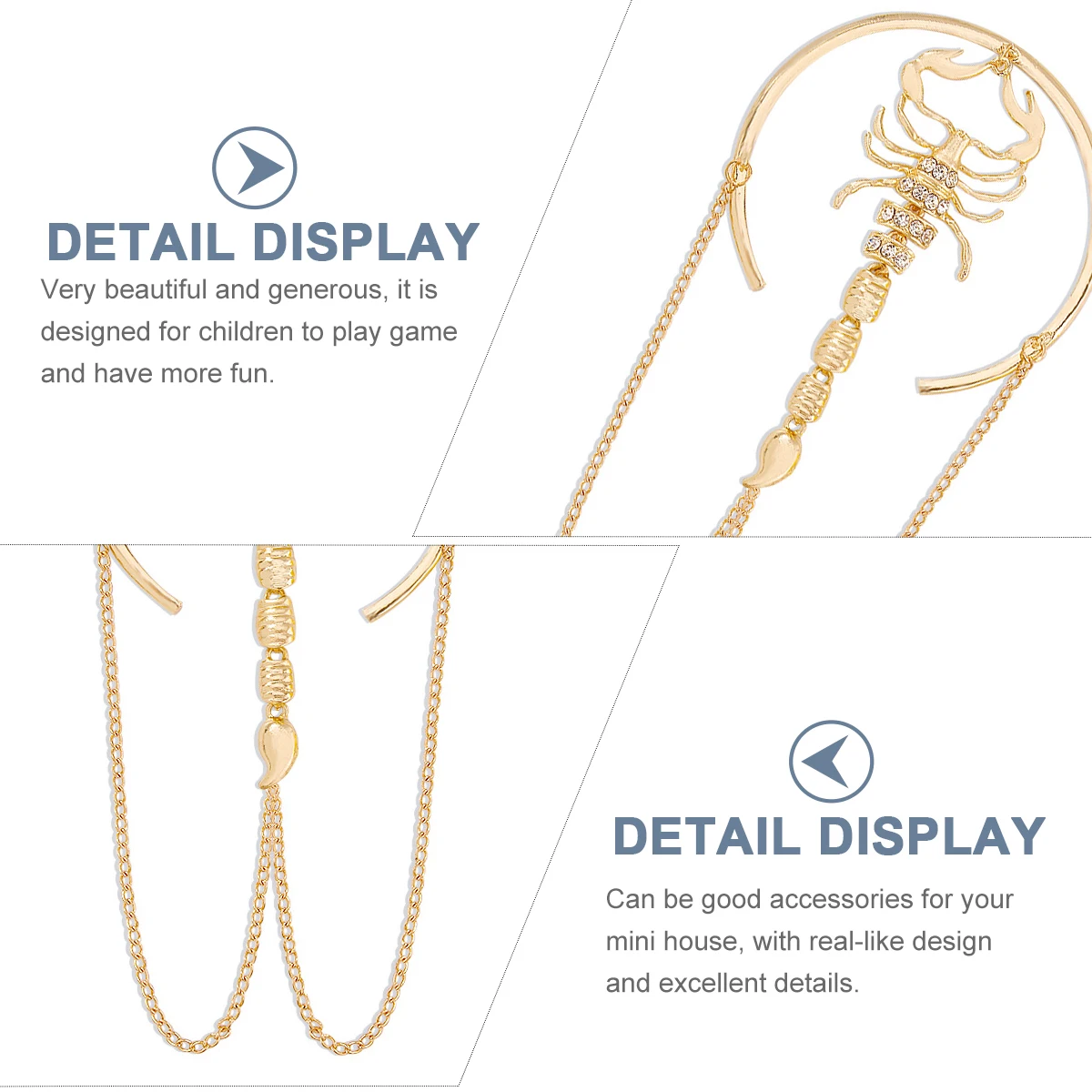 Scorpion Arm Cuff Adjustable Bangle Bracelet Punk Style Glass Drill Cool Fashion Durable Workmanship Long Use Creative Shape
Scorpion Arm Cuff Adjustable Bangle Bracelet Punk Style Glass Drill Cool Fashion Durable Workmanship Long Use Creative Shape
