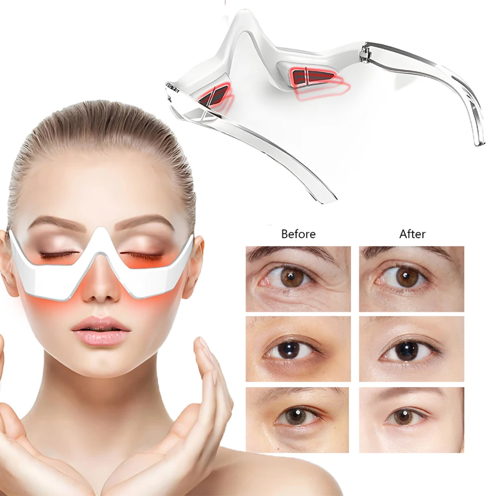 Red Light Microcurrent Eye Massage EMS Electric Eye Beauty Device for Eye Bag ,Dark Circles , Winkles Remover
Red Light Microcurrent Eye Massage EMS Electric Eye Beauty Device for Eye Bag ,Dark Circles , Winkles Remover
