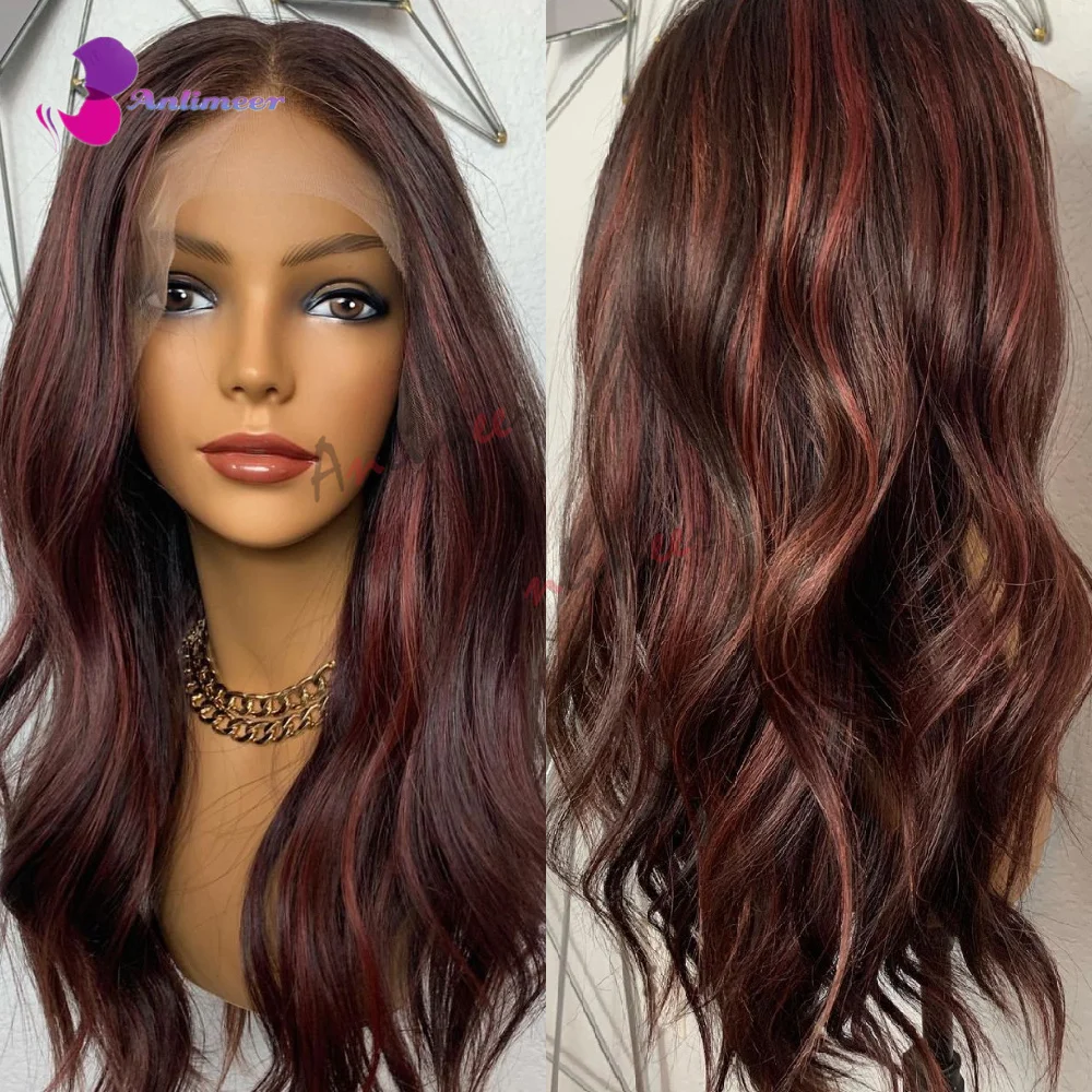 Highlight Burgundy Wig Human Hair Natural Wave 13x6 Lace Front Wigs Human Hair 180 Density Human Hair Wigs for Women
Highlight Burgundy Wig Human Hair Natural Wave 13x6 Lace Front Wigs Human Hair 180 Density Human Hair Wigs for Women
