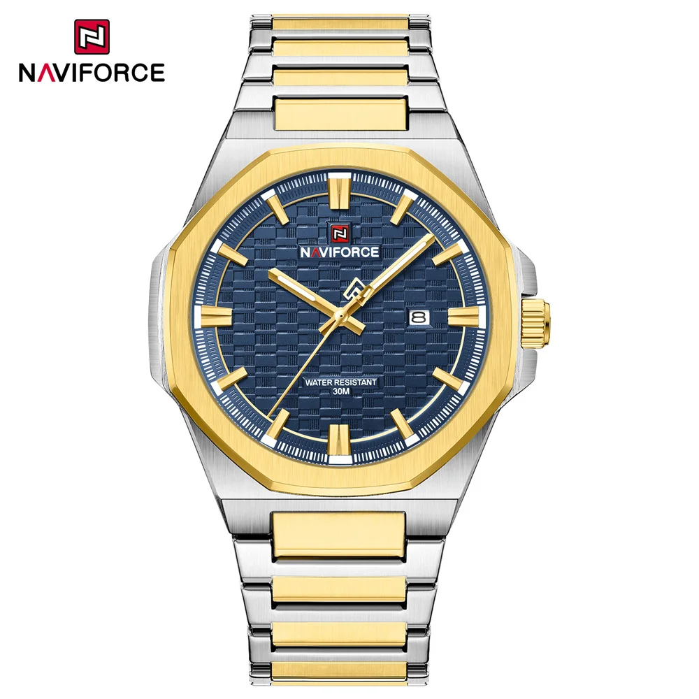 Naviforce 9245, модные часы лучшего бренда для мужчин, календарь, простой кварцевый ремешок из нержавеющей стали, водонепроницаемые наручные часы, 2025
Naviforce 9245, модные часы лучшего бренда для мужчин, календарь, простой кварцевый ремешок из нержавеющей стали, водонепроницаемые наручные часы, 2025
