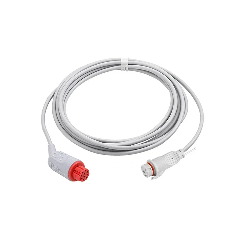 Compatible with 10pin Datex Monitors IBP Cable for Argon BD Edward Medex Abbott Smith PVB Utah Pressure Transducers
Compatible with 10pin Datex Monitors IBP Cable for Argon BD Edward Medex Abbott Smith PVB Utah Pressure Transducers