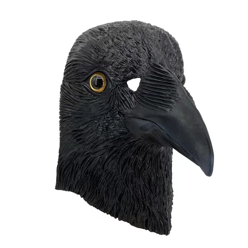 Crow Mask for Party, Animal Latex, Full Head, Realistic Bird, Fancy Dress for Halloween Carnival
Crow Mask for Party, Animal Latex, Full Head, Realistic Bird, Fancy Dress for Halloween Carnival