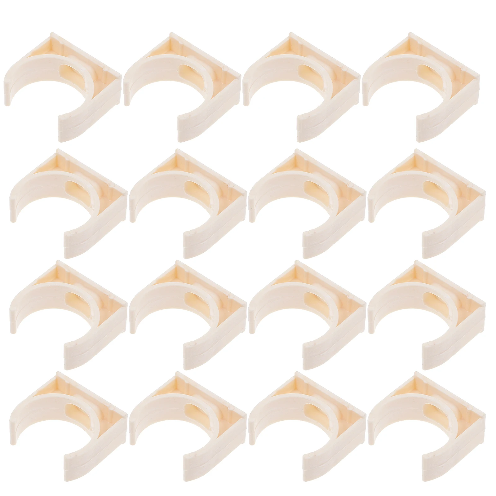 40pcs Plastic Clamps PVC Hose Clips Holder 25mm Beige Support Easy Installation Durable Secure Fastening Tools
40pcs Plastic Clamps PVC Hose Clips Holder 25mm Beige Support Easy Installation Durable Secure Fastening Tools