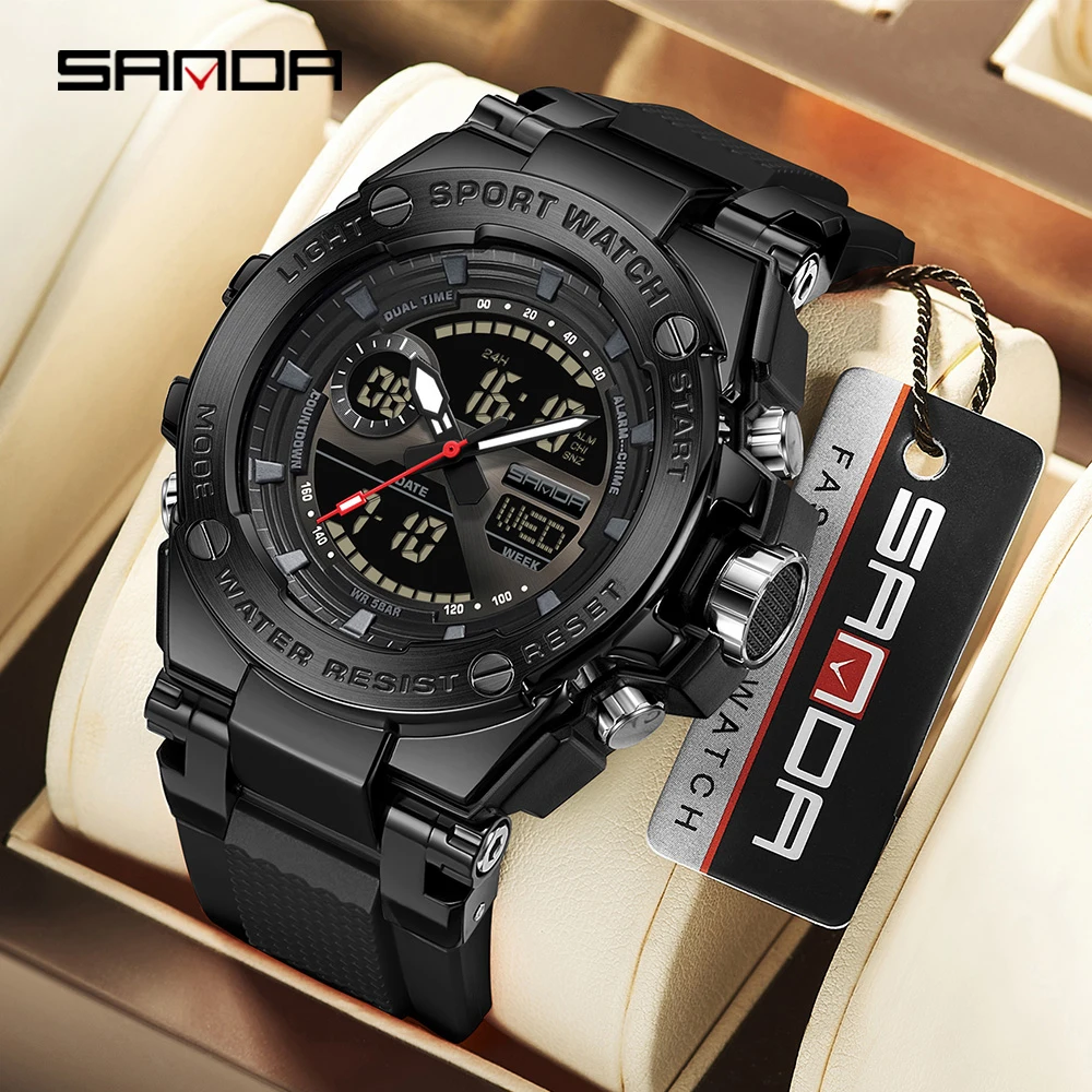 Fashion Sanda 3363 Top Brand Men Junior High School Student Silicon Militari Sports Cool Multifunctional Electronic Quartz Watch
Fashion Sanda 3363 Top Brand Men Junior High School Student Silicon Militari Sports Cool Multifunctional Electronic Quartz Watch