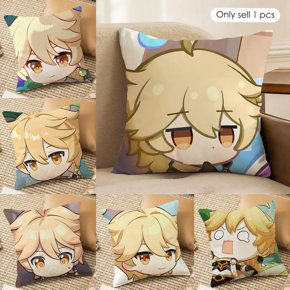 Aether Cute Genshin Impact Cushion Cover Silky Short Plush Invisible Zipper Dustproof Sofa Pillow Case For Home Decor
Aether Cute Genshin Impact Cushion Cover Silky Short Plush Invisible Zipper Dustproof Sofa Pillow Case For Home Decor