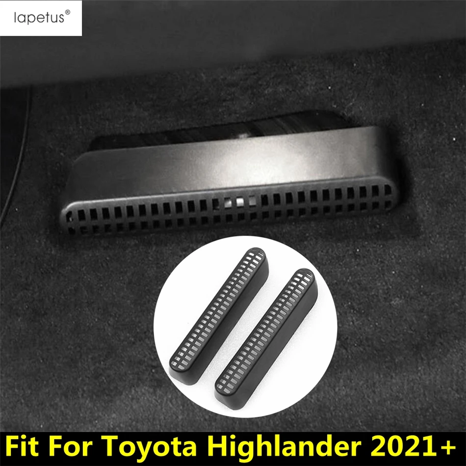 Car Seat Under Floor AC Air Outlet Duct Vent Anti-blocking Dust Cover Protection Accessories For Toyota Highlander 2021 - 2025 
Car Seat Under Floor AC Air Outlet Duct Vent Anti-blocking Dust Cover Protection Accessories For Toyota Highlander 2021 - 2025