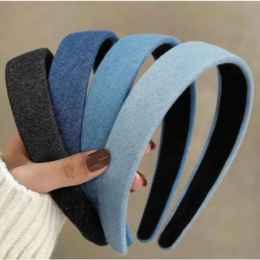 Headbands for Women Non Slip Trendy Denim Headbands for Womens Hair 1 inch Wide Cute Headband for Girls, Vintage Head Bands Ela
Headbands for Women Non Slip Trendy Denim Headbands for Womens Hair 1 inch Wide Cute Headband for Girls, Vintage Head Bands Ela