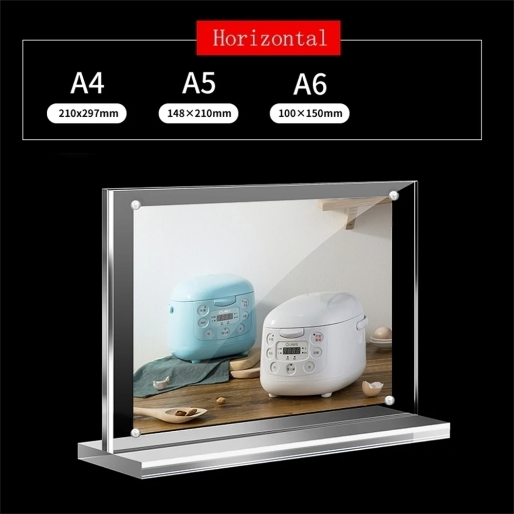 A5 Strong Magnetic Photo Frame Advertising Price Display Stand Brand Double-sided Transparent Stand Restaurant Catalog Display
A5 Strong Magnetic Photo Frame Advertising Price Display Stand Brand Double-sided Transparent Stand Restaurant Catalog Display