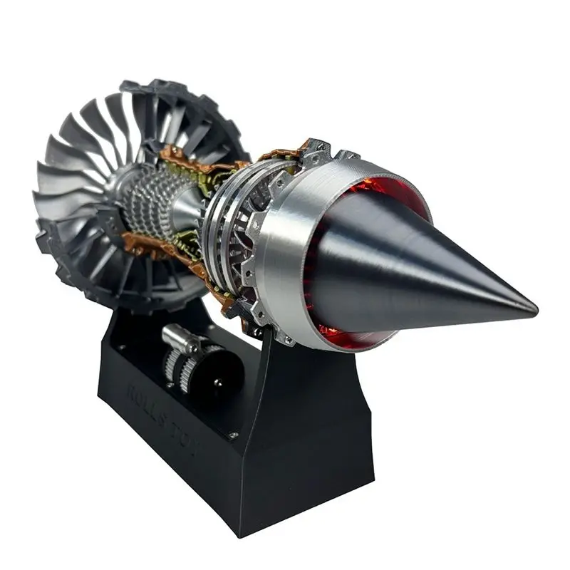 TR900/A380 Turbofan Engine Fan Model 1:25 Science Experiment Jet Electric Airplane Turbofan With Light 3D Printed
TR900/A380 Turbofan Engine Fan Model 1:25 Science Experiment Jet Electric Airplane Turbofan With Light 3D Printed