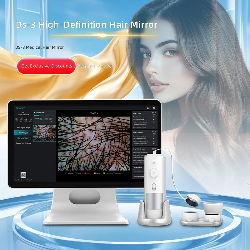 DS Scalp Analyzer HD 1080P Follicle Detection Device, AI-Powered Multi-Language Hair & Scalp Analysis Tool for Salon Use
DS Scalp Analyzer HD 1080P Follicle Detection Device, AI-Powered Multi-Language Hair & Scalp Analysis Tool for Salon Use