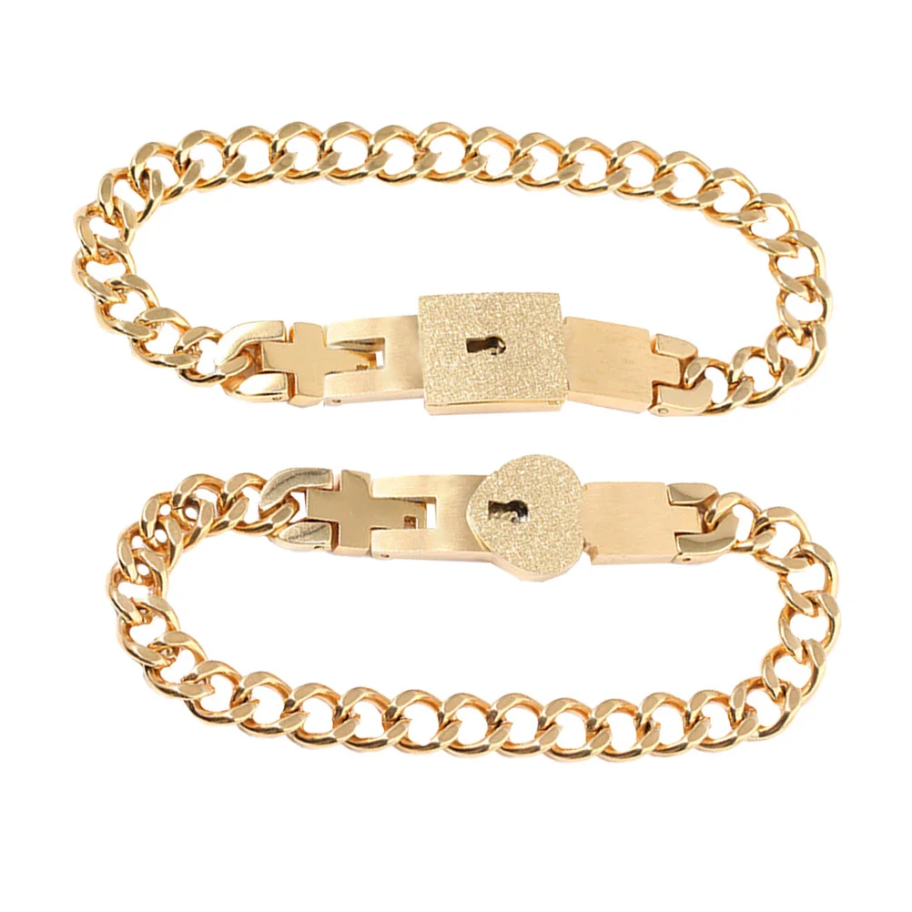 1Pair Key Lock Couple Bangle Creative Chic Durable Wristband Versatile Hand Rope Unique Daily Wearing Accessory For Lover Family
1Pair Key Lock Couple Bangle Creative Chic Durable Wristband Versatile Hand Rope Unique Daily Wearing Accessory For Lover Family