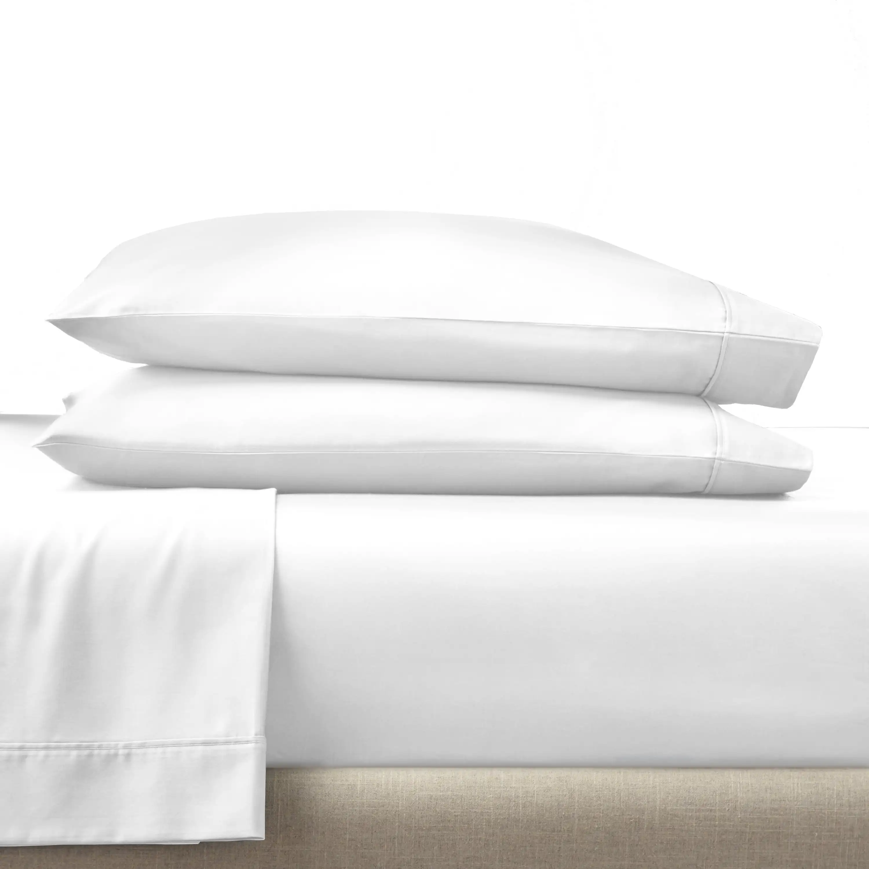 300 Thread Count Arctic White Cotton Sateen Pillowcase Set, Standard/Queen (2 Count)
300 Thread Count Arctic White Cotton Sateen Pillowcase Set, Standard/Queen (2 Count)