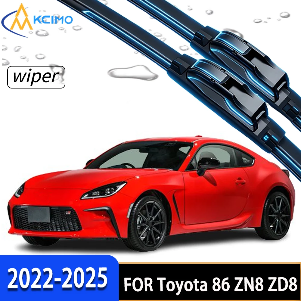 Excellent Visibility Front Windscreen Wiper Blades with Tough Rubber, Direct Fit for Toyota 86 ZN8 ZD8 2022-2025
Excellent Visibility Front Windscreen Wiper Blades with Tough Rubber, Direct Fit for Toyota 86 ZN8 ZD8 2022-2025