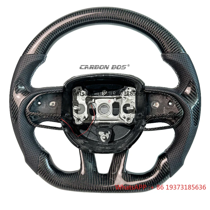 With LED Factory Direct Blue Leather Carbon Fiber Steering Wheel for Dodge Charger Challenger SRT 2019 2020 2021 2022 2023
With LED Factory Direct Blue Leather Carbon Fiber Steering Wheel for Dodge Charger Challenger SRT 2019 2020 2021 2022 2023