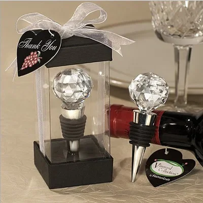 Wedding Decor Wine Champagne Stopper Elegant Crystal Red Wine Bottle Stopper Reusable Vacuum Sealed Wedding Party Favor Gift
Wedding Decor Wine Champagne Stopper Elegant Crystal Red Wine Bottle Stopper Reusable Vacuum Sealed Wedding Party Favor Gift