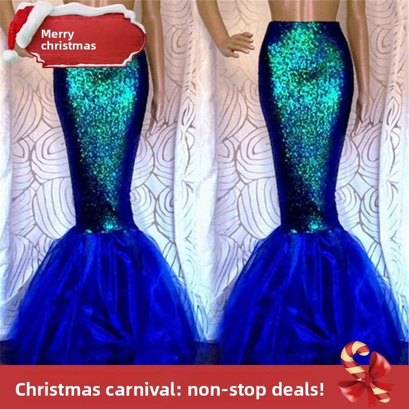 loween Cosplay Mermaid Skirt High Waist Fi Tail Long Skirt Street Sle Other Pattern T-ape for Women in Their 20s
loween Cosplay Mermaid Skirt High Waist Fi Tail Long Skirt Street Sle Other Pattern T-ape for Women in Their 20s