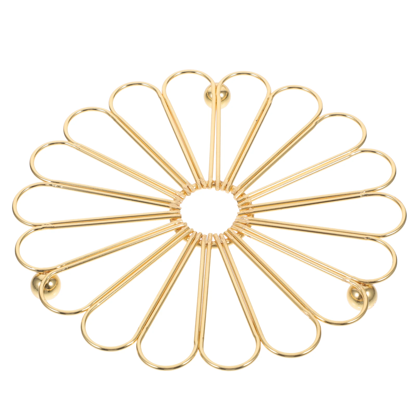 Iron Flower Heat Resistant Pads European Placemats Reusable Table Mats Metal Coasters Simple Place Mat Modern Dining Decorations
Iron Flower Heat Resistant Pads European Placemats Reusable Table Mats Metal Coasters Simple Place Mat Modern Dining Decorations