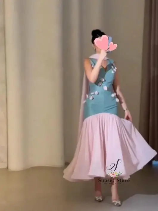 Customized Dress Elegant Vintage Sweet Green Pink Mermaid Ribbon Customized Formal Occasion Prom Dress Evening Party Gowns
Customized Dress Elegant Vintage Sweet Green Pink Mermaid Ribbon Customized Formal Occasion Prom Dress Evening Party Gowns