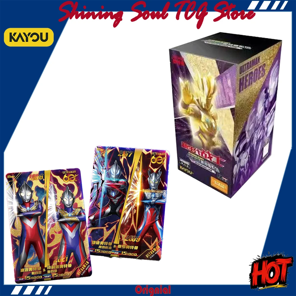 Genuine KAYOU Ultraman Cards Honor Edition Vol.27, Ultra Universe Heroes X-File Collectible Cards, Rare Anime Trading Cards Toys
Genuine KAYOU Ultraman Cards Honor Edition Vol.27, Ultra Universe Heroes X-File Collectible Cards, Rare Anime Trading Cards Toys