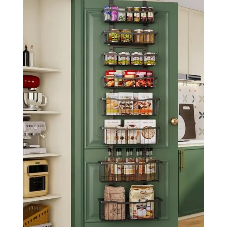 Over The Door Organizer 8-Tier Over The Door Pantry Organizer with Adjustable Baskets Metal Hanging Pantry Organizers and Stora
Over The Door Organizer 8-Tier Over The Door Pantry Organizer with Adjustable Baskets Metal Hanging Pantry Organizers and Stora