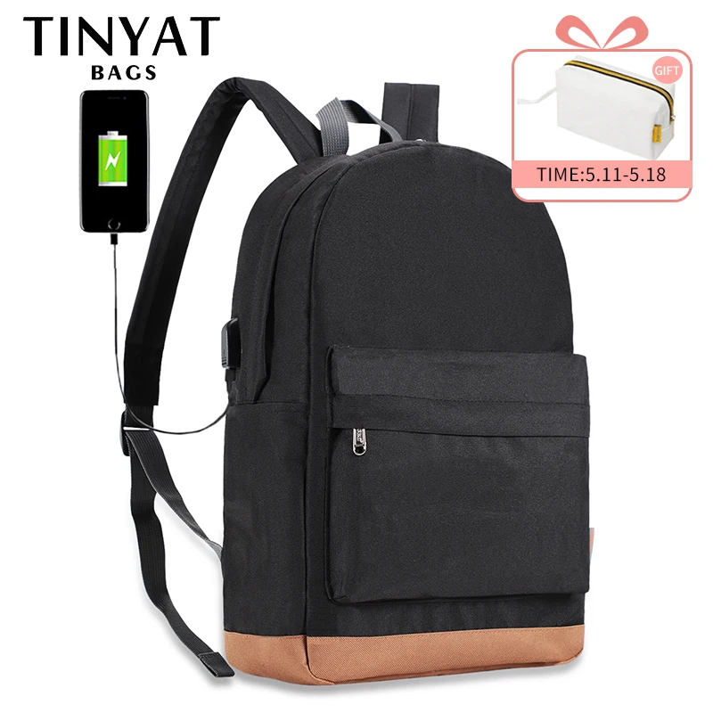 TINYAT 14 Inch Multi-Pocket Travel Backpack for Men Women, Waterproof School College Bag with Laptop Compartment, Outdoor Sport
TINYAT 14 Inch Multi-Pocket Travel Backpack for Men Women, Waterproof School College Bag with Laptop Compartment, Outdoor Sport