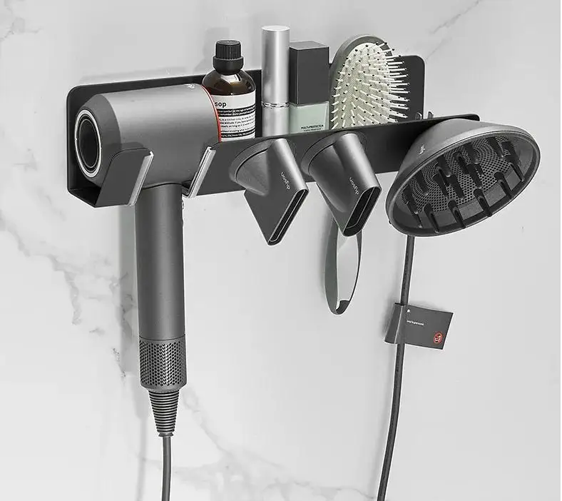 Wall Mount Hair Dryer Stand Holder for Dyson Supersonic Blow Dryer Accessories and Attachments Organizer Storage Rack
Wall Mount Hair Dryer Stand Holder for Dyson Supersonic Blow Dryer Accessories and Attachments Organizer Storage Rack
