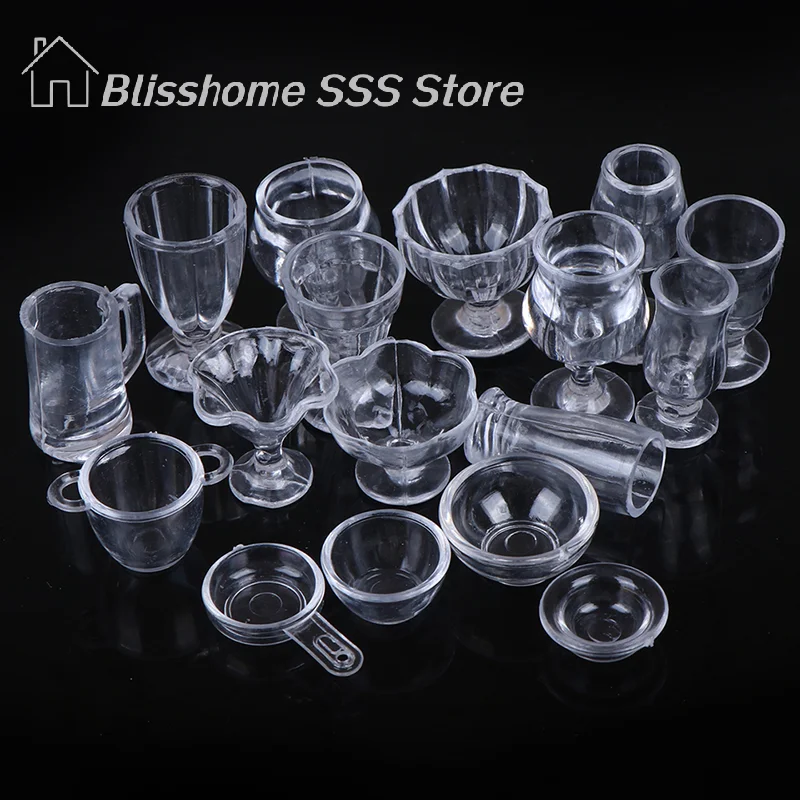 【S】17Pcs/Set 1:12 Dollhouse Miniature Transparent Tableware DIY Kitchenware Toys
【S】17Pcs/Set 1:12 Dollhouse Miniature Transparent Tableware DIY Kitchenware Toys