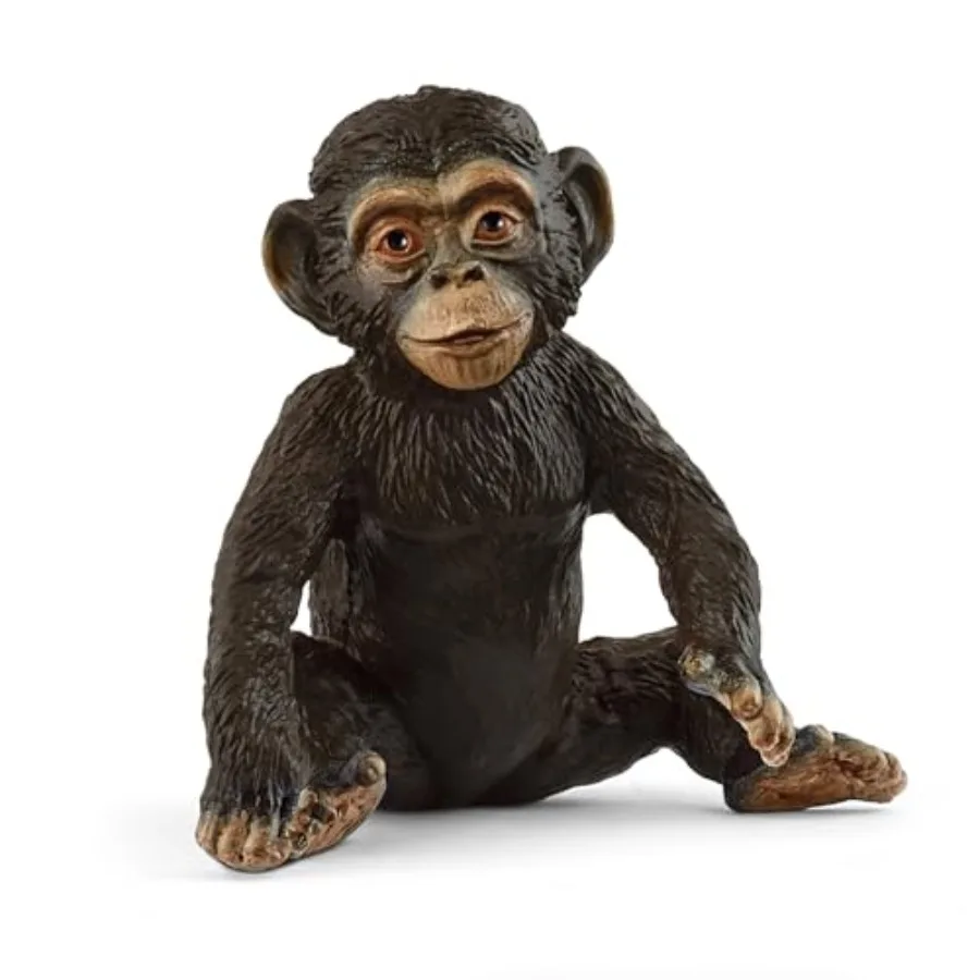 Schleich Wild Life - 2" Baby Chimpanzee Toy Figurine. Realistic, Hand-Painted Hard Animal Toys for Boys and Girls. Durable, Edu
Schleich Wild Life - 2" Baby Chimpanzee Toy Figurine. Realistic, Hand-Painted Hard Animal Toys for Boys and Girls. Durable, Edu