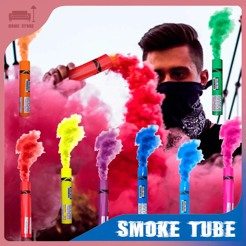 8 Colors Handheld Smokes Tube Stage Wedding Party Atmosphere Creativity Fog Smoke Prop Smoke Lasts for 2 Minutes
8 Colors Handheld Smokes Tube Stage Wedding Party Atmosphere Creativity Fog Smoke Prop Smoke Lasts for 2 Minutes