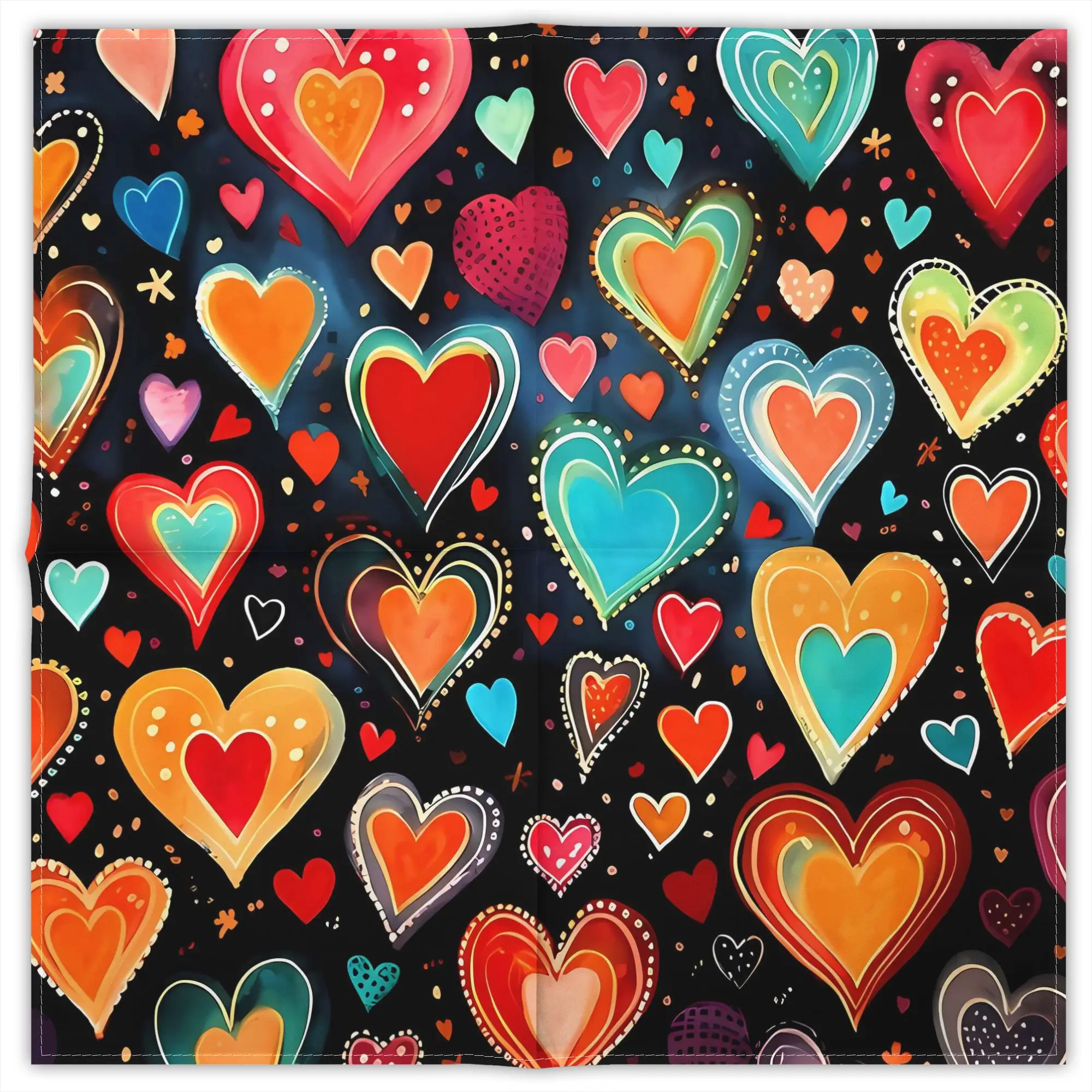 Valentine's Day Colorful Cute Charming Hearts Funky Vibrant Designs Fashion Square Scarf Decorative Polyester Printed Daily
Valentine's Day Colorful Cute Charming Hearts Funky Vibrant Designs Fashion Square Scarf Decorative Polyester Printed Daily