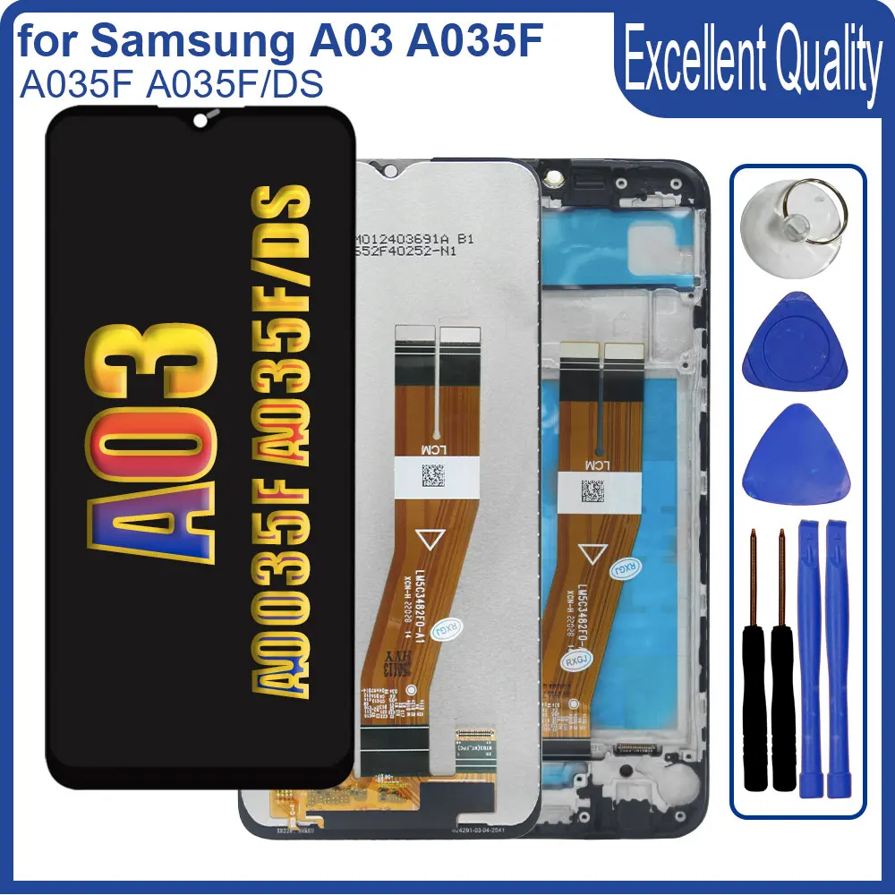 6.5'' A03 Screen for Samsung Galaxy A03 LCD Display Touch Screen Digitizer Replacement for Samsung A03 LCD A035 A035F Display
6.5'' A03 Screen for Samsung Galaxy A03 LCD Display Touch Screen Digitizer Replacement for Samsung A03 LCD A035 A035F Display