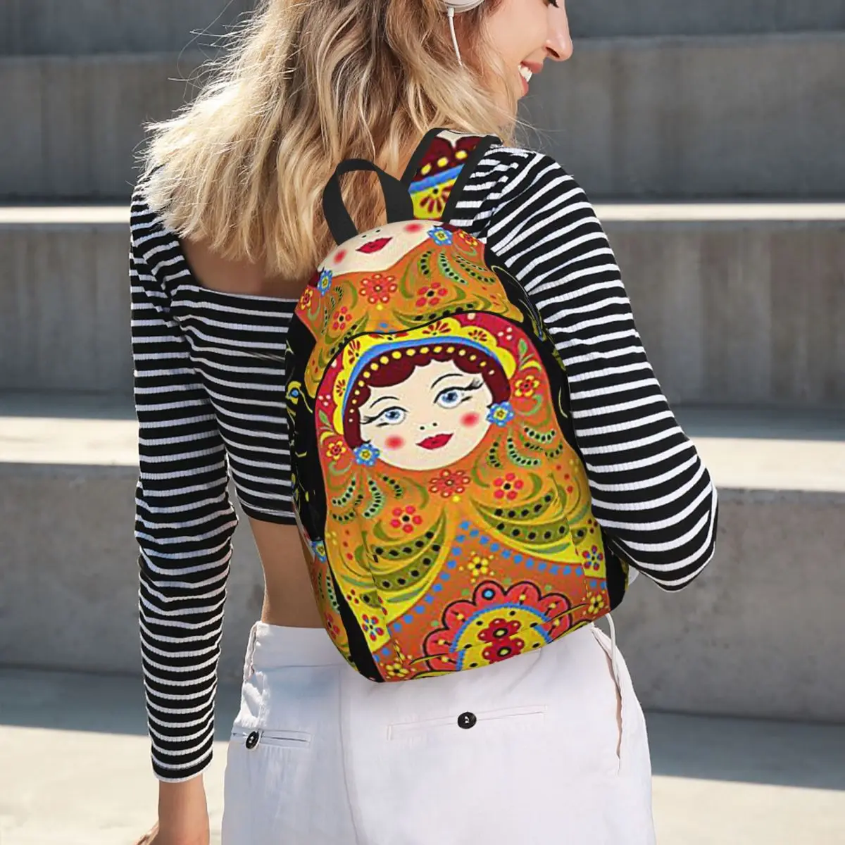 Russian Doll Matryoshka Student Backpack School Bag Hiking Travel Daypack for Men Women Bookbag Shoulder Bags
Russian Doll Matryoshka Student Backpack School Bag Hiking Travel Daypack for Men Women Bookbag Shoulder Bags