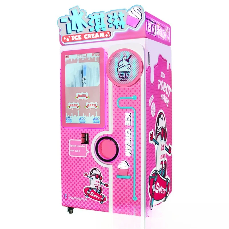 Self-service ice cream vending machine, unmanned ice cream vending machine 24H automatic sale
Self-service ice cream vending machine, unmanned ice cream vending machine 24H automatic sale
