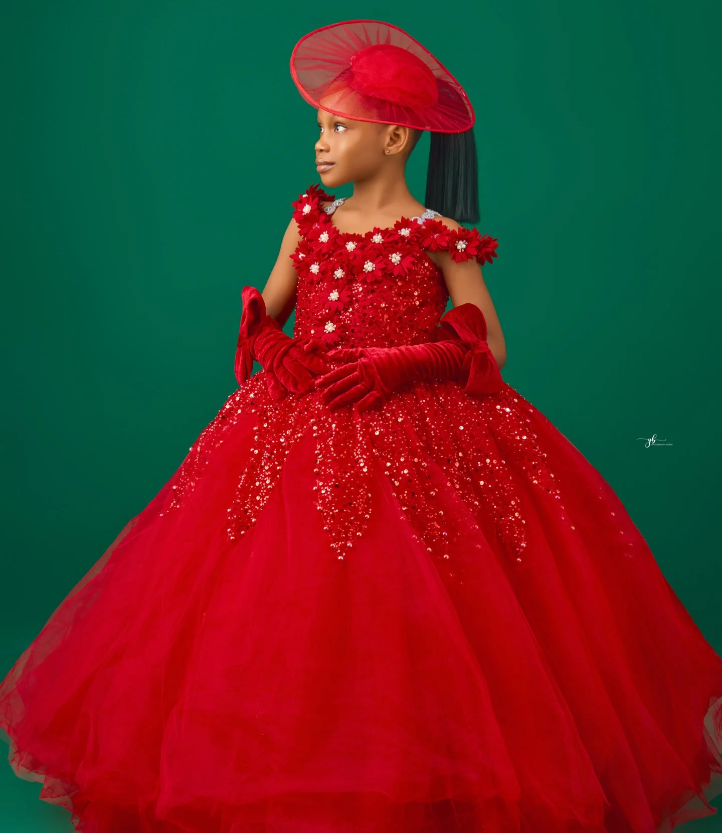 Customized Red Flower Girl Dress for Wedding Off Shoulder Shining Sequins Puffy Kids Birthday Party First Communion Gown
Customized Red Flower Girl Dress for Wedding Off Shoulder Shining Sequins Puffy Kids Birthday Party First Communion Gown