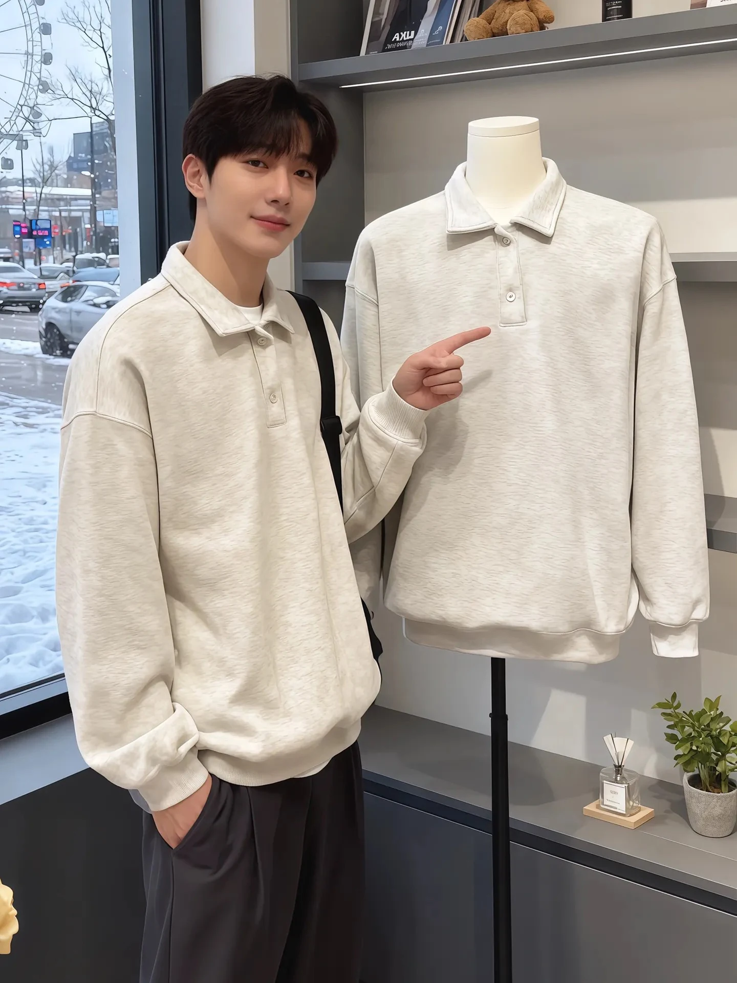 American Style Fleece Lined Hoodie Men's Long Sleeve Collar Thickened Winter Inner Wear Casual Street Style Polyester Fiber
American Style Fleece Lined Hoodie Men's Long Sleeve Collar Thickened Winter Inner Wear Casual Street Style Polyester Fiber