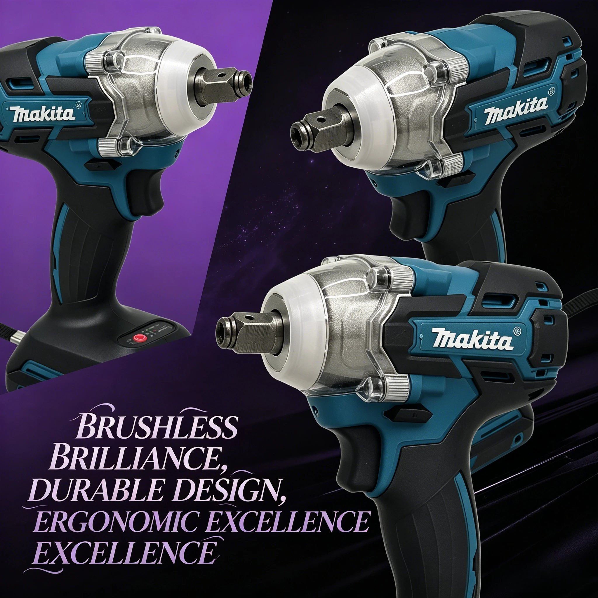 Makita DTW285 18V Brushless Cordless Impact Wrench: 520N.m High Torque Rechargeable Electric Power Tool(only tool)
Makita DTW285 18V Brushless Cordless Impact Wrench: 520N.m High Torque Rechargeable Electric Power Tool(only tool)