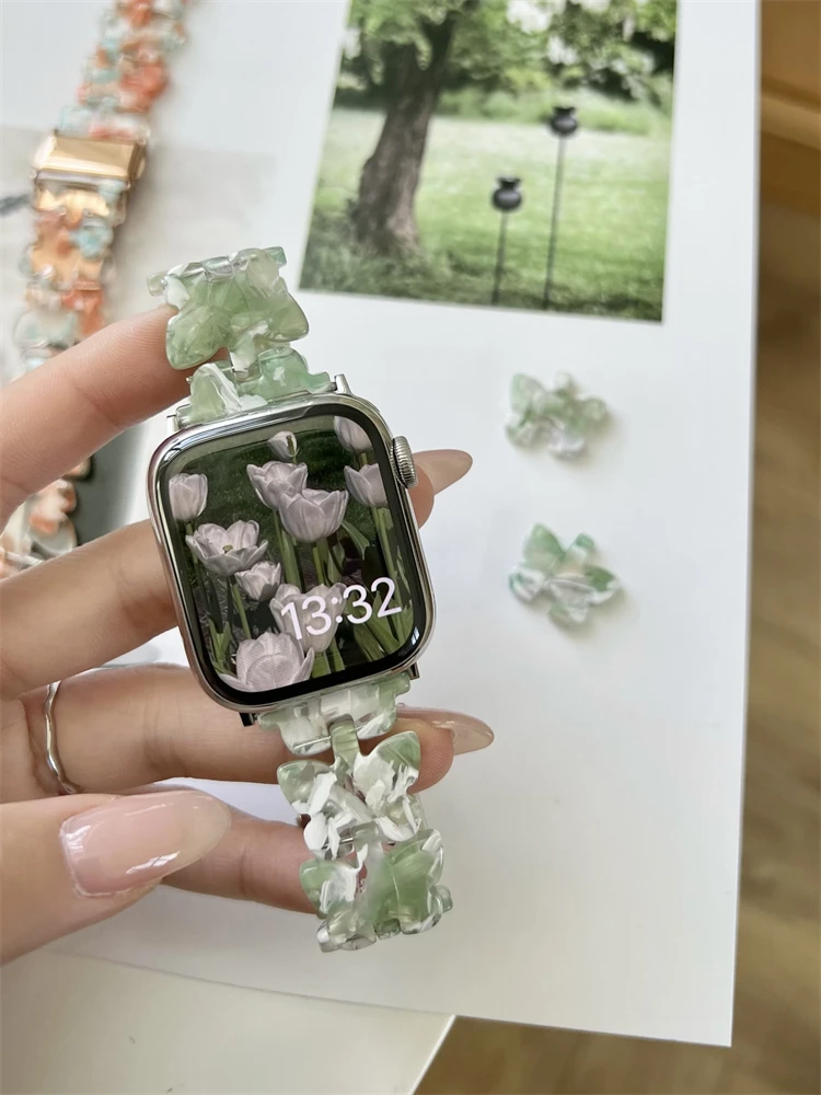 Ремешок Dream Butterfly для Apple Watch Band 41 мм 45 мм 44 мм 42 мм 40 мм 38 мм, резиновый женский браслет для Iwatch Series 7 6 Se 5 4 3 2, подарок
Ремешок Dream Butterfly для Apple Watch Band 41 мм 45 мм 44 мм 42 мм 40 мм 38 мм, резиновый женский браслет для Iwatch Series 7 6 Se 5 4 3 2, подарок