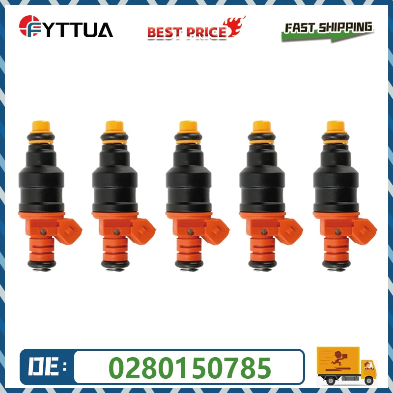 5pcs High Performance Fuel injector 0280150785 For Volvo 850 2.3L 2.4L I5 Turbocharged 94-97 6872369, 85212142
5pcs High Performance Fuel injector 0280150785 For Volvo 850 2.3L 2.4L I5 Turbocharged 94-97 6872369, 85212142