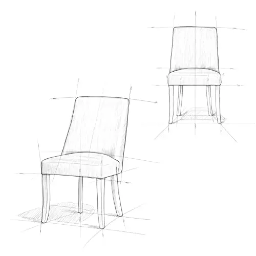 Slate Grey Upholstered Dining Chairs Set Of 2, Solid Hardwood Frame With Linen-Style Fabric, Curved Back And Padded Seat
Slate Grey Upholstered Dining Chairs Set Of 2, Solid Hardwood Frame With Linen-Style Fabric, Curved Back And Padded Seat