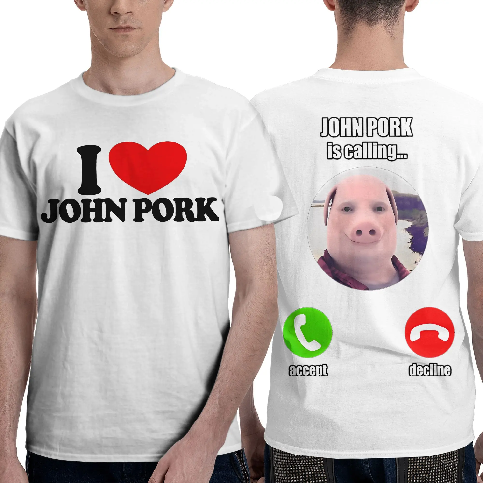 John Pork Is Calling Забавный мем Хлопковая футболка для мужчин Пляжные футболки Y2K в стиле ретро с круглым вырезом Футболки в стиле Харадзюку Негабаритная дешевая одежда
John Pork Is Calling Забавный мем Хлопковая футболка для мужчин Пляжные футболки Y2K в стиле ретро с круглым вырезом Футболки в стиле Харадзюку Негабаритная дешевая одежда