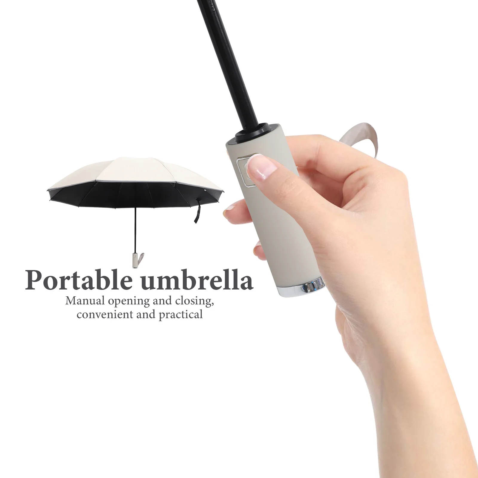 10 Rib Reverse Folding Umbrella Compact Sun and Rain Protection Uv Blocking Portable Travel Umbrella for Women Men Lightweight
10 Rib Reverse Folding Umbrella Compact Sun and Rain Protection Uv Blocking Portable Travel Umbrella for Women Men Lightweight