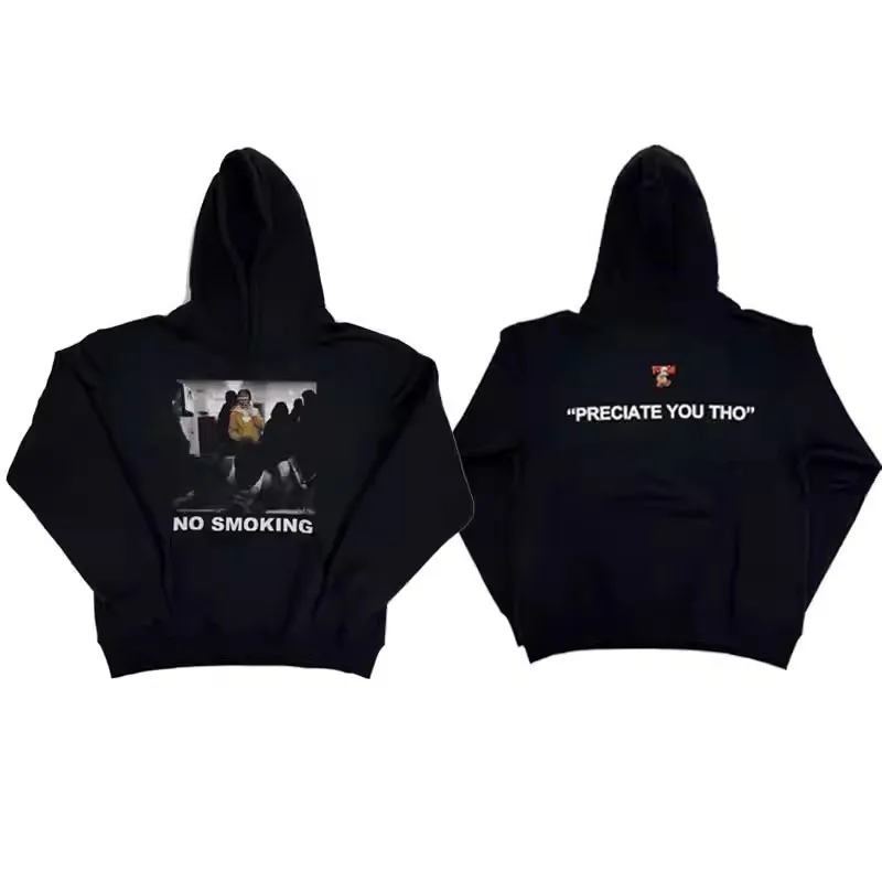 Новые мужские пуловеры LIL TJAY MERCH LIL TJAY MERCH No Smoking PRECIATE YOU, толстовки с капюшоном, бархатный хлопок, плотный флис, США N440
Новые мужские пуловеры LIL TJAY MERCH LIL TJAY MERCH No Smoking PRECIATE YOU, толстовки с капюшоном, бархатный хлопок, плотный флис, США N440